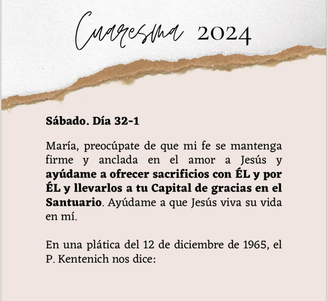 Camino al Calvario Día  32