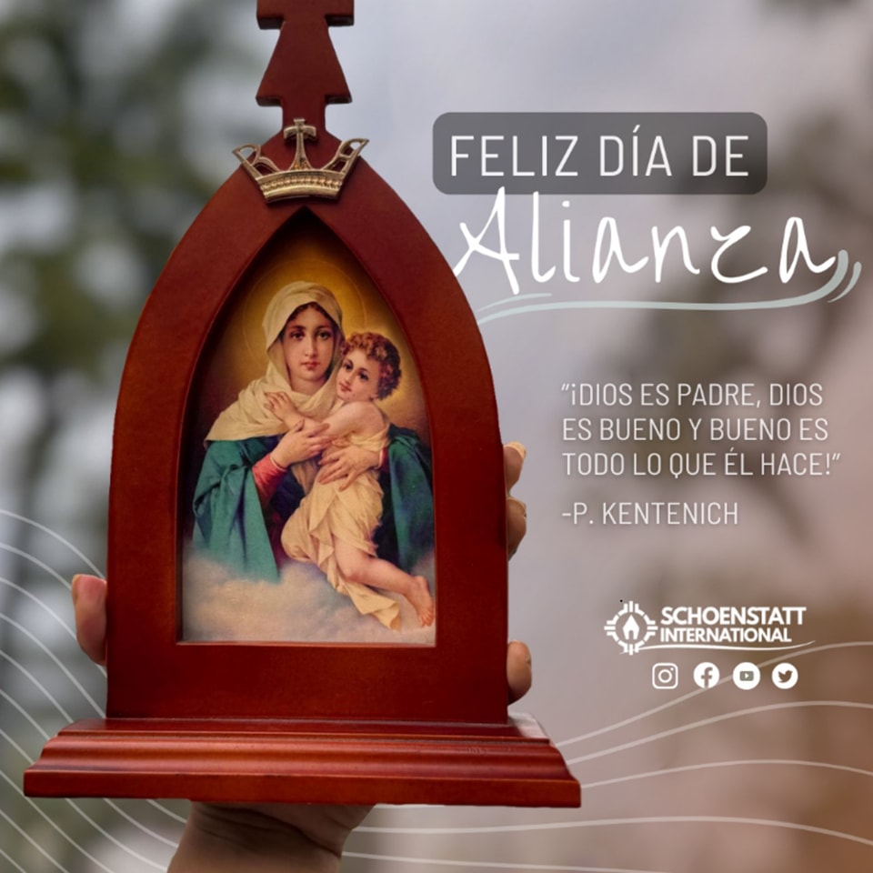 PT: Feliz Dia da Aliança!
 Renovemos nossa Aliança de Amor com Maria no Santuár