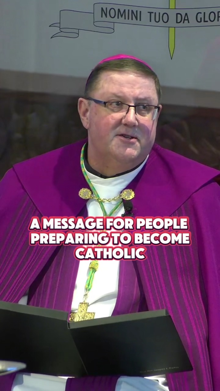 Bishop Gregory L. Parkes shared this inspiring message with people seeking Bapti
