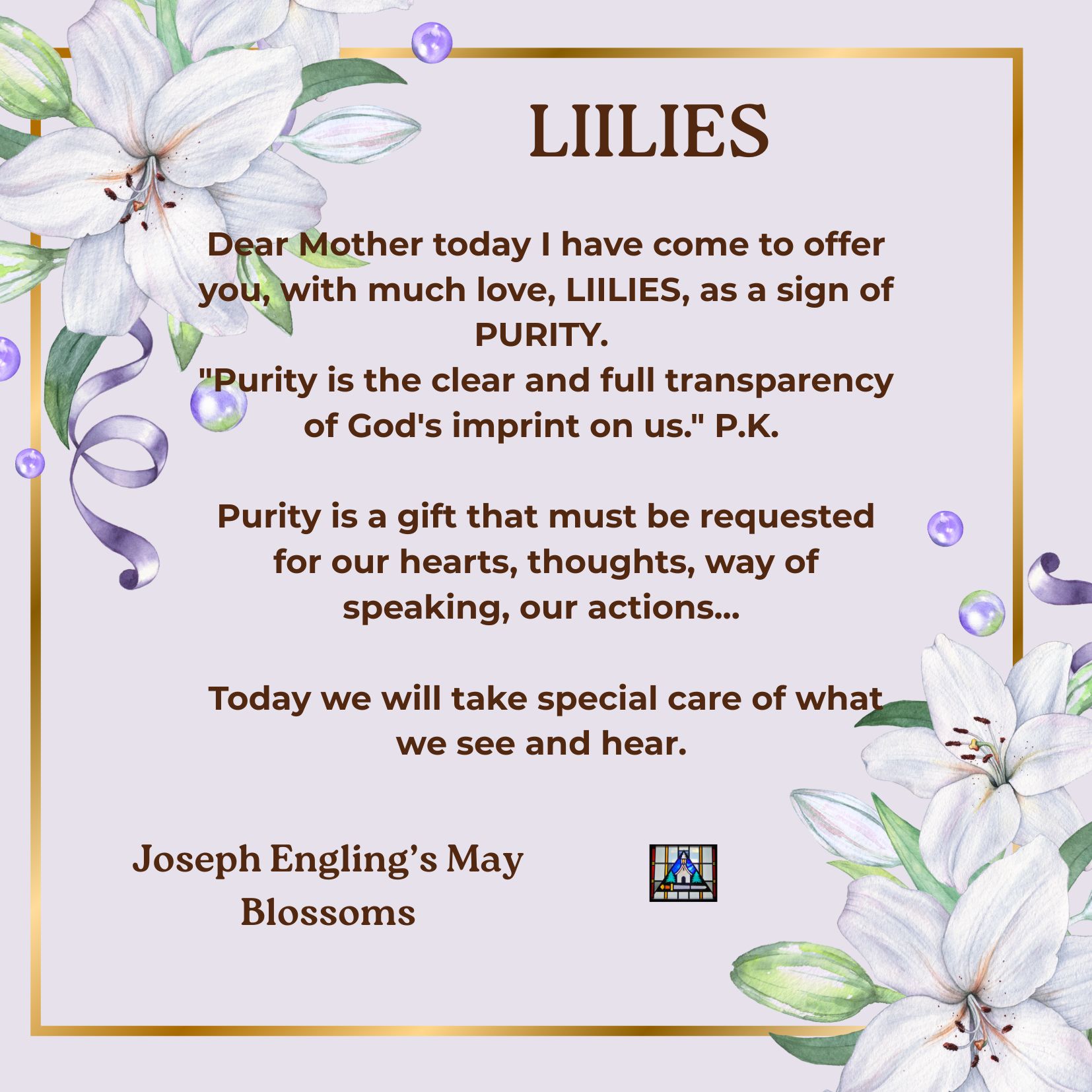 May Month of Mary - Mayo Mes de Maria