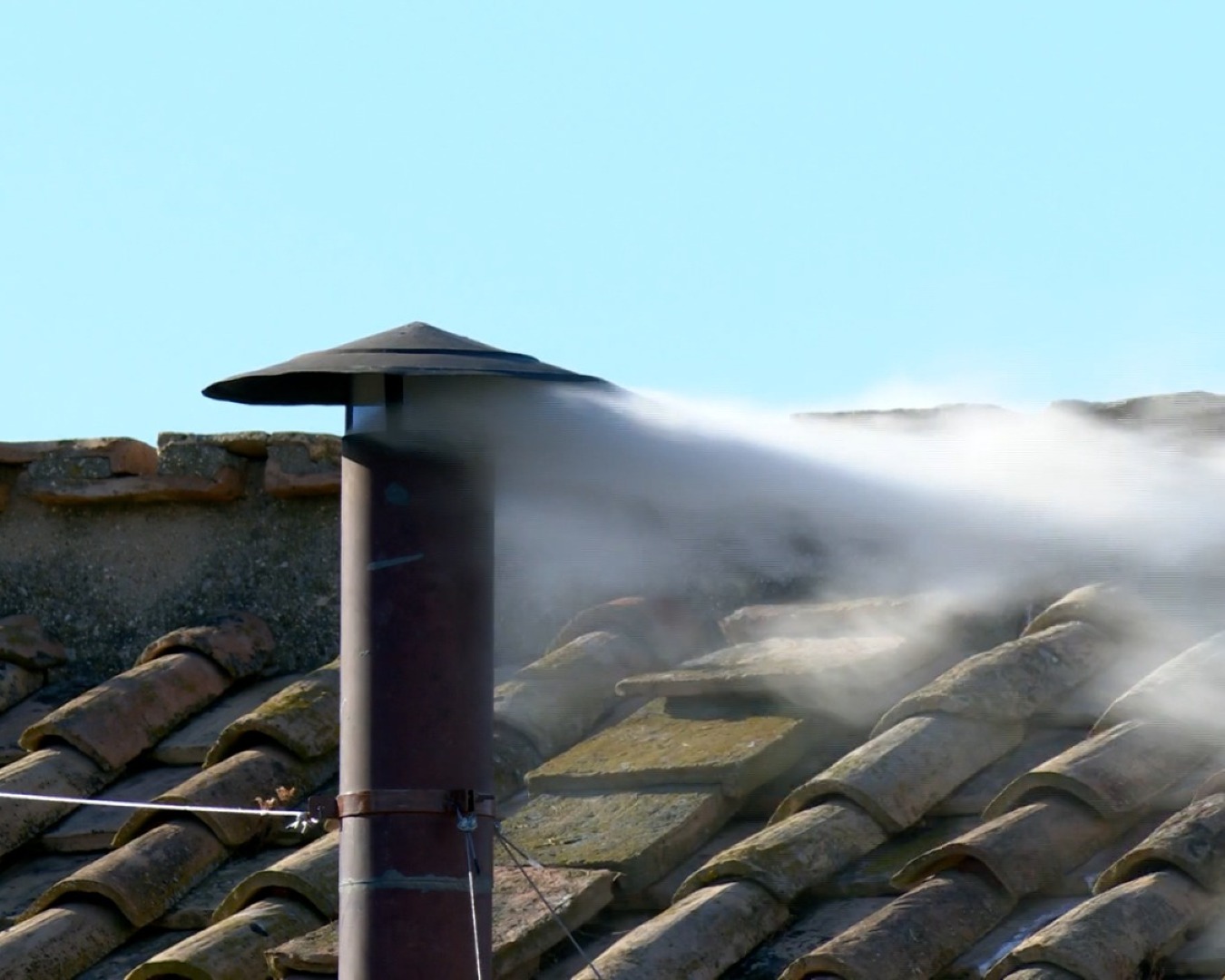 White smoke! The 133 Cardinal electors gathered in the Vatican’s Sistine Chapel