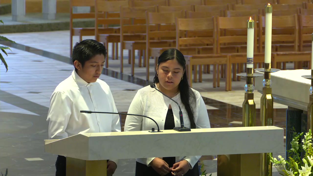 Pray along with Bishop Gregory Parkes and the Hispanic community from parishes a