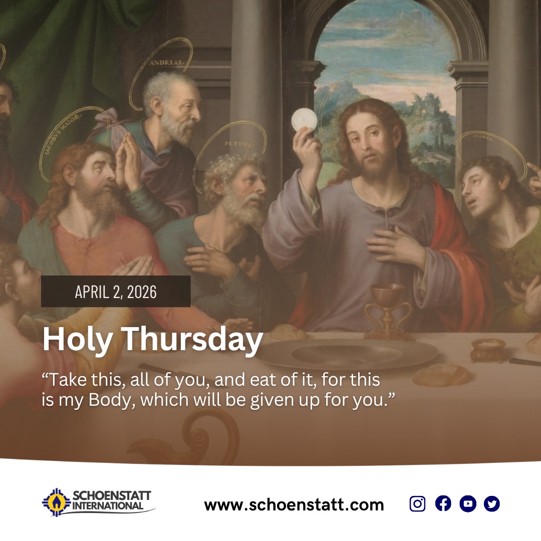 EN: On Holy Thursday, we commemorate the institution of the Eucharist, the sacra