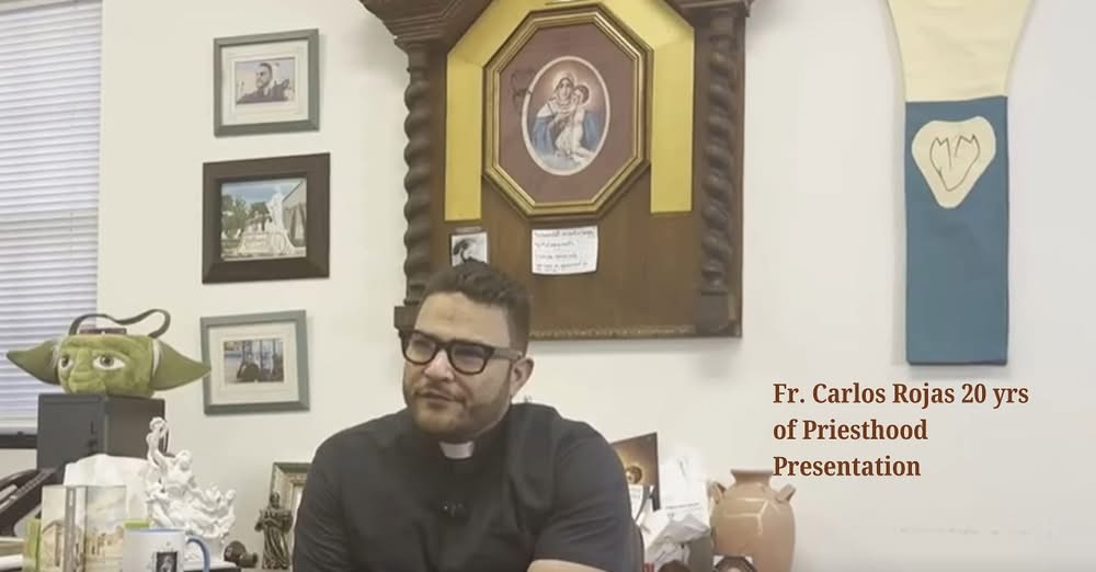 Fr Carlos Jose Rojas 20 yrs of Priesthood.