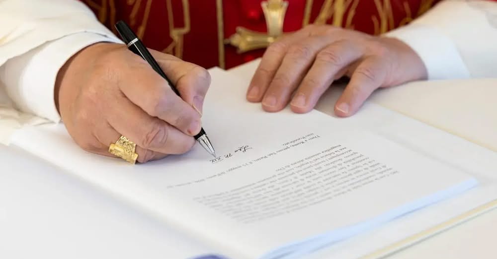 The Pope is releasing his first encyclical today: Magnifica humanitas