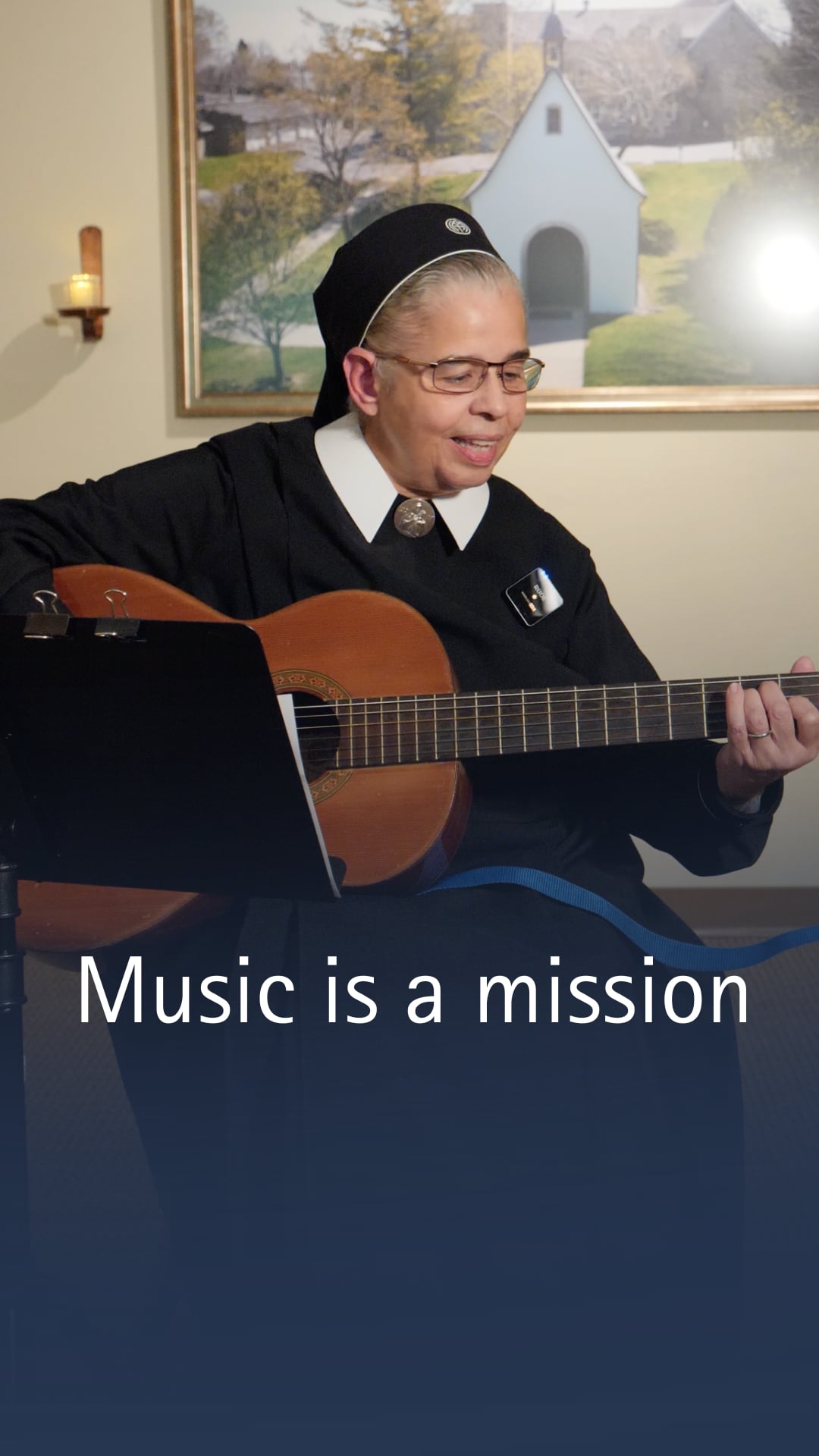 Sister Nilda, originally from Puerto Rico, has dedicated her gift of music to Go