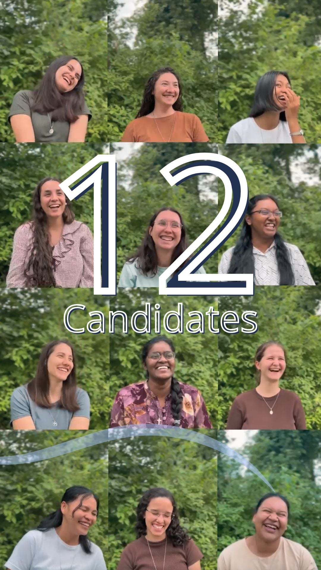 12! 12 candidates. From different countries, different cultures, and different w