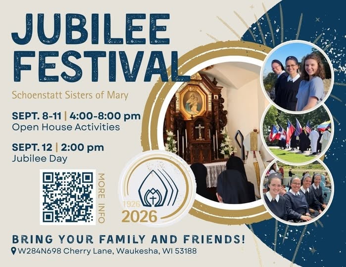 Come and celebrate with the Schoenstatt Sisters of Mary - USA