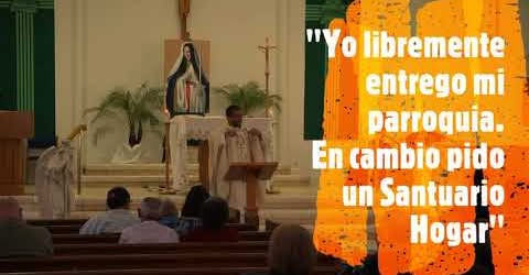 El 6 de agosto de 2019, el padre Carlos José Rojas propone a los feligreses de T
