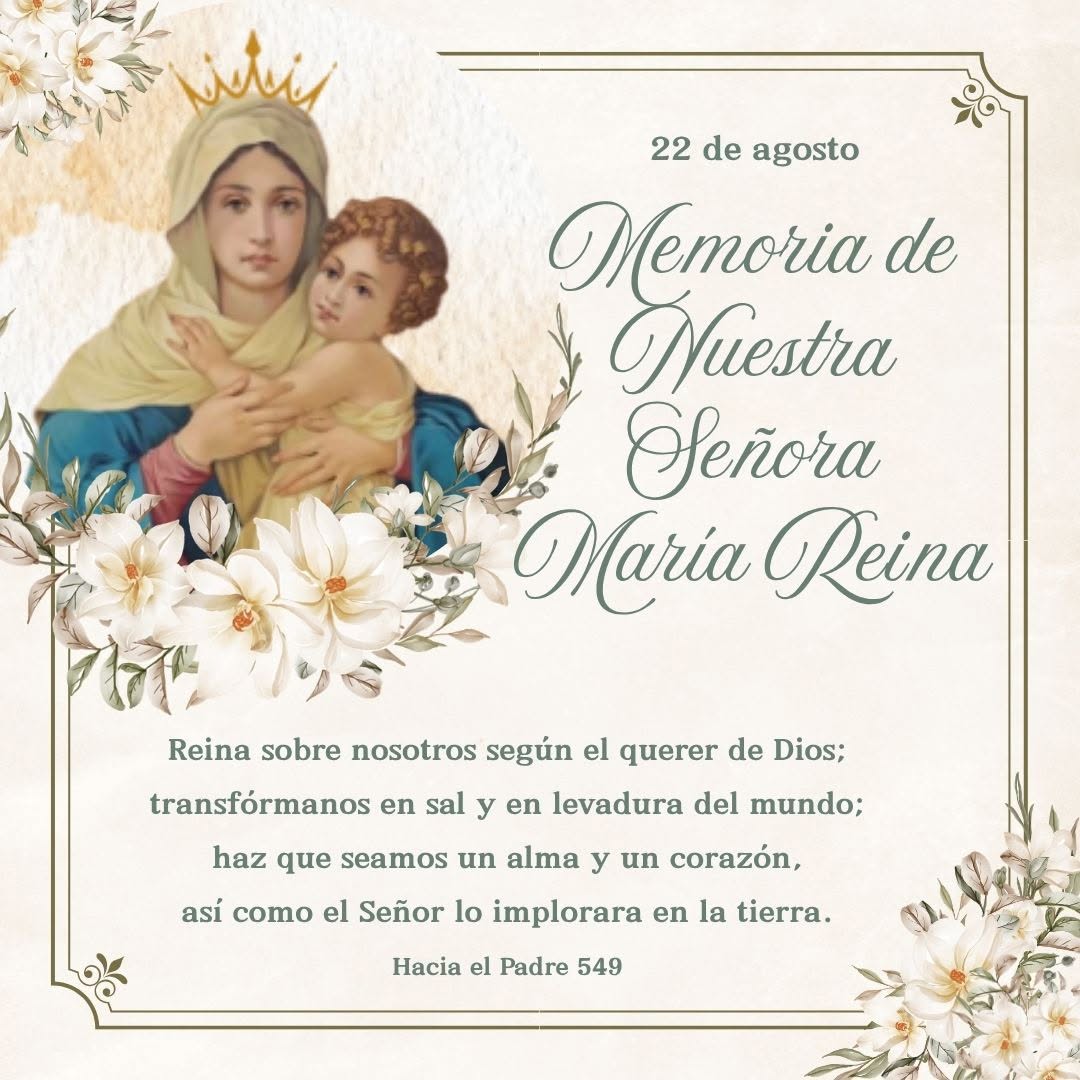 Memorial de la Realeza de la Santísima Virgen María.