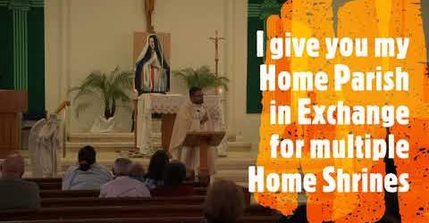 On August 6, 2019 Father Carlos Jose Rojas proposes the parishioners of Transfig
