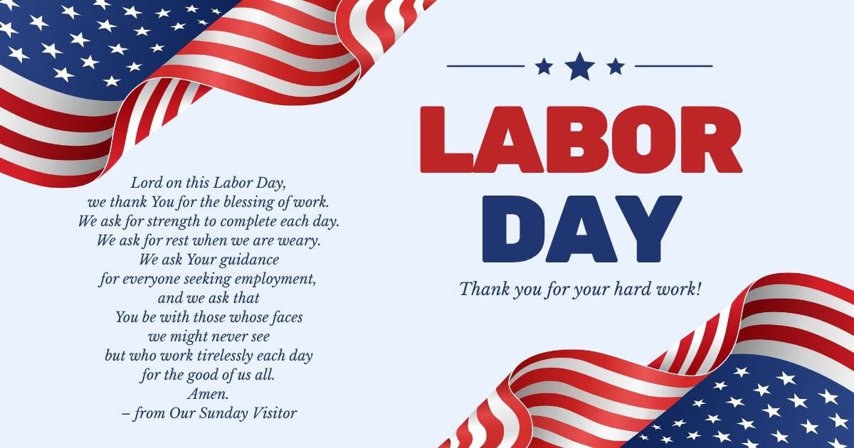 Lord on this Labor Day,