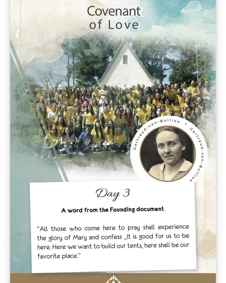 Day 3 – Novena towards the Covenant of Love Day