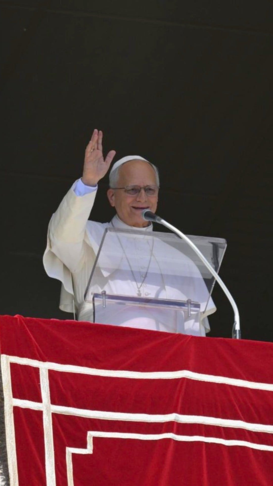 Pope Leo XIV tells the faithful gathered for the Angelus on Sunday that his doct